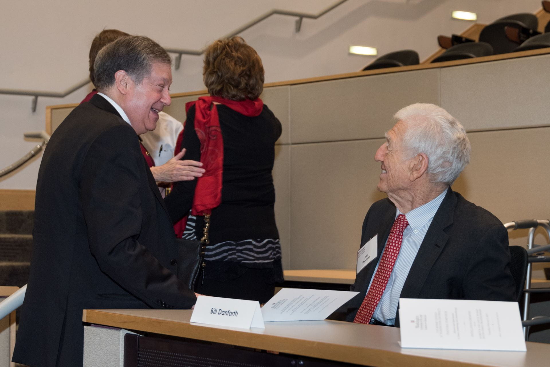 Bob Schreiber and Chancellor Emeritus Dr. William H. Danforth