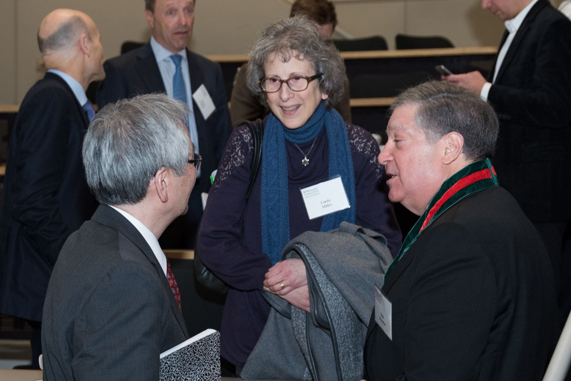 Wayne Yokoyama, special guest Dr. Linda Miller (Executive Editor of AACR's Cancer Immunology Research) and Bob Schreiber